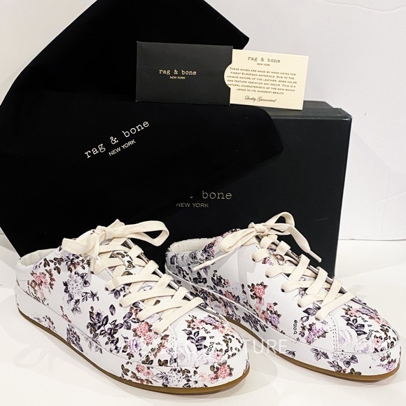 RAG & BONE Brand New RB1 MULE Garden Floral 7 $325 - Picture 1 of 9